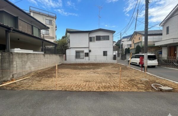 高井戸駅徒歩4分｜建築条件なし・105㎡のゆとりある売地（高井戸東2丁目）の画像